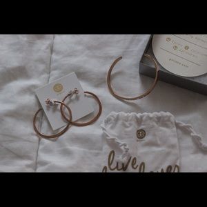GORJANA Arc Hoop Earrings & Open Bangle Bracelet